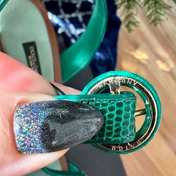 Dolce & Gabbana Sandals Verde Smeraldo size 39 (US 8.5) - Picture 7 of 16